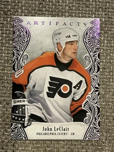 2025-26 UD Artifacts Hockey John LeClair Greats Purple 11/25 Flyers 🔥🔥 - Bild 1 von 2