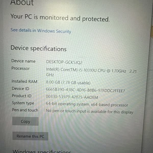 HP EliteBook 840 G7 i5-10310U • 8GB RAM • 14” FHD • Bang & Olufsen • vPro - Afbeelding 1 van 6