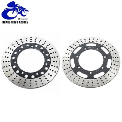 For Kawasaki Vulcan 1500 Round Front Rear Brake Rotors VN1500E Classic 1996-2004 - Image 1 of 4