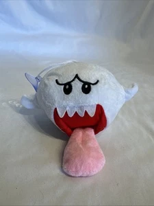 ~ Super Mario Bros BOO 7" Plush Stuffed Doll Toy Ghost~ Suctions To Window - Picture 1 of 7