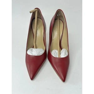 Michael Kors Maxine Pump Deep Red Size 5.5 NWT - Picture 1 of 8