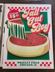 Fall Out Boy Chicago, Hella Mega Tour 2021 signed /# - Picture 1 of 6