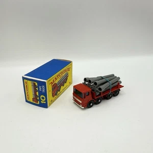 Camión de tubos Matchbox Lesney 10d Leyland - Tubos como nuevos en Sprue, caja completa - Imagen 1 de 13