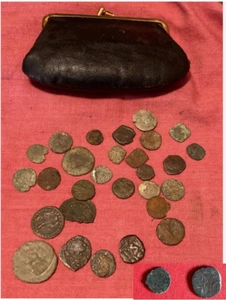 RARE ANCIENT LOT ROMAN & BYZANTINE & MEDIAEVAL COINS : condition as per photo ! - Picture 1 of 24