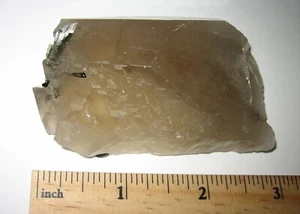 3" SCHÖNER SELTENER NATÜRLICHER CITRIN QUARZ KRISTALL MIT GRÜNEM TURMALIN ~ 102,3g *A - Bild 1 von 14