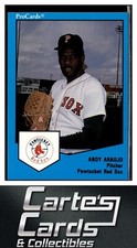 Andy Araujo 1989 ProCards Minor League Team Sets #679  Pawtucket Red Sox