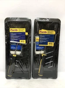 Lot Of (2) Purdy White Dove 4.5 In. x 3/8 In. Jumbo Mini Roller Kit (4 Piece) - Picture 1 of 3