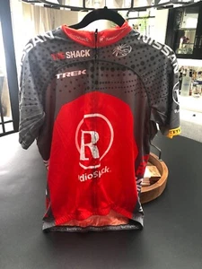 Livestrong Radio Shack Trek Cycling Bike Racing Athletic Jersey XL BONTRAGER - Picture 1 of 6