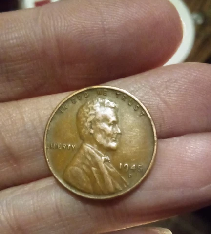 1945-D 1C RD Lincoln Cent Cover