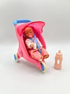 Mini Baby Born + Kinderwagen, Puppenwagen / und Zubehör - Bild 1 von 5