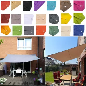 large Size Sun Shade Sail Canopy Garden Patio Awning UV Sunscreen Outdoor Screen - Picture 1 of 30