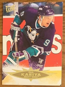 PAUL KARIYA, 1995-1996 FLEER ULTRA CARD IN EXCELLENT CONDITION !