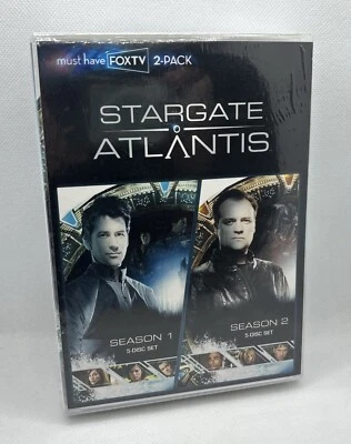 STARGATE ATLANTIS Season 1 & 2 10 DISCS DVD *BRAND NEW SEALED* Free Shipping - Image 1 of 3