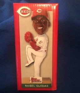 RAISEL IGLESIAS Cincinnati Reds MLB Bobblehead 2017 Penn Station original box - Picture 1 of 4