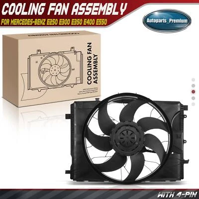 Ventilador de refrigeración del radiador para Mercedes-Benz W212 W204 C350 E350 SL400 204-906-14-03 Foto 1 de 4