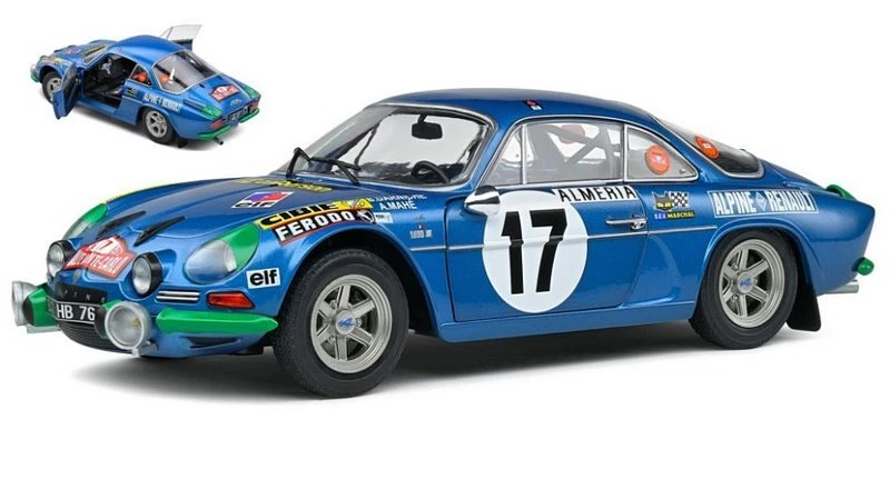 Alpine A110 Renault 1600S Rally Monte Carlo 1972 Darniche-Ma 1:18 SOLIDO 1804206 - Immagine 1 di 1