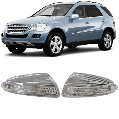 Pair Door Mirror Turn Signal Light For Mercedes Benz W164 ML350 ML450 ML500 - Imagen 1 de 4