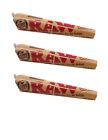 3x Raw 1 1/4 Classic CONE Rolling Papers 6 Cones/PK  3 packs USA SHIPPED