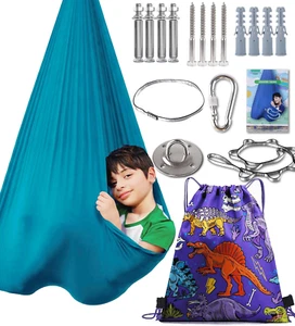 Indoor Therapy Sensory Swing, Special Needs Joy Cuddle Ceiling Snuggle Swings, O - Picture 1 of 12