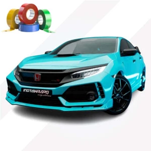 Eliminación de cromo 3M / rayas personalizadas | azul cielo de alto brillo | HG77 - Imagen 1 de 6