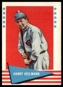 1961 Fleer Baseball Greats #42 Harry Heilmann VG-EX-B108R12