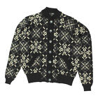 Kookai Womens Bomber Style Wool Acrylic Cardigan | Vintage Designer Sweater VTG