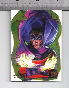 Ultra X-Men 1995 Fleer Hunters Stalkers GOLD Foil Card 8 Magneto - Picture 1 of 2