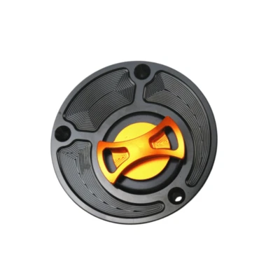 Cubierta de tapa de tanque naranja para Ducati 1096 Yamaha YZF R6 R1 R25 MT07 09 FZ1 XSR XJR Foto 1 de 2