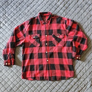 Antisocial Social Club Black/ Red Flannel Shirt Men's size XXL - Picture 1 of 6