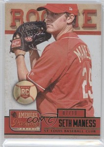 2013 Panini America's Pastime Green /10 Seth Maness #193