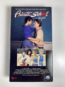 Private School… for Girls VHS VCR Tape Movie Phoebe Cates Blockbuster Movie - Picture 1 of 12