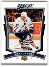 2007-08 Upper Deck MVP Mats Sundin #169 Toronto Maple Leafs