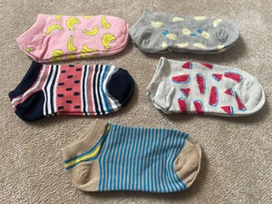 Girls ankle /trainer socks by next Size Uk 4 - 6 - Picture 1 of 1