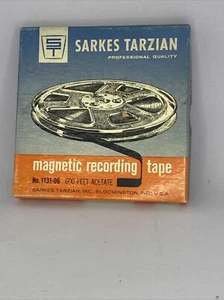 Vintage Sarkes Tarzian Magnetic recording tape 600 Feet Acetate Sealed NOS - Picture 1 of 3