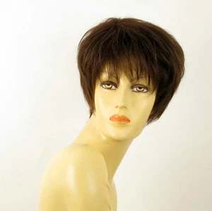 Perruque femme 100% cheveux naturel châtain ref VALERIE 6 - Picture 1 of 7