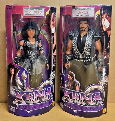 Juego de 2 EVIL XENA & ARES 12" Serie Coleccionista Guerrero Princesa Toybiz Edición Limitada Foto 1 de 4