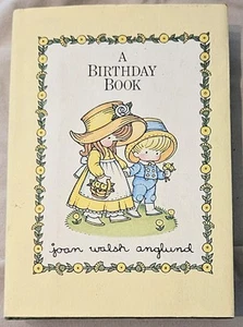 A BIRTHDAY BOOK Joan Walsh Anglund HC Book +Slipcover 1975 Very Good - Imagen 1 de 4