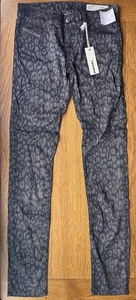 Nuevo con etiquetas Diesel Livier SP Stretch Super Slim Jegging W26 Gris Garantizado Original - Imagen 1 de 13