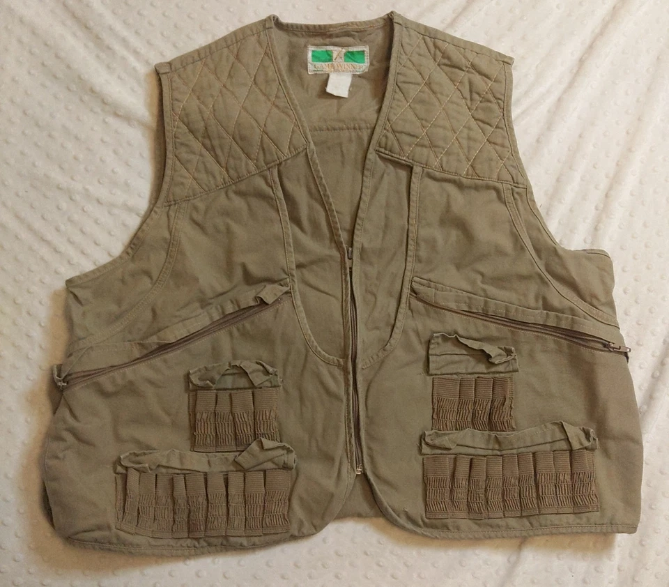 Game Winner Hunting Vest Mens Large Utility Zip Pockets Outdoor Sportswear Gear - Image 1 of 4