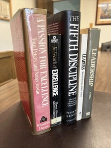 Business & Leadership Lot, 5 Volumes | Senge, Bennis, Peters, Cribbin | VTG - Picture 1 of 18