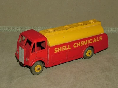 DINKY SUPERTOYS VINTAGE DIECAST AEC THOMPSON SHELL CHEMICALS  TANKER  1:43 #991 — 第 1/4 张图片