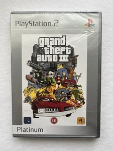 Grand Theft Auto 3, PS2, Playstation 2, Platinum, III, versión PAL, NUEVO, PRECINTADO - Imagen 1 de 4