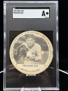1954 Dixie Lids  # 13 Preacher Roe - Picture 1 of 2