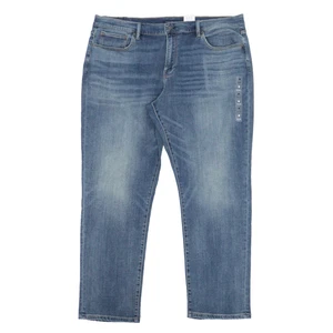 Pantalones de mezclilla Lucky Brand 223 rectos para hombre 42x32 elásticos lavado medio nuevos con etiquetas - Imagen 1 de 12