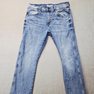 Pantalones de mezclilla Wrangler retro para hombre 34x32 ajustados corte bota azul occidental vaquero rodeo - Imagen 1 de 17