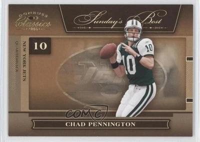 2006 Donruss Classics Sunday's Best Gold /100 Chad Pennington #SB-11 - Image 1 of 2
