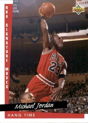 Cubierta superior 1993-94 - Michael Jordan #237 - Signature Moves Hang Time Foto 1 de 2