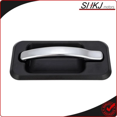 Maçaneta externa traseira esquerda para 03-09 Hummer H2 cromada e preta - Imagem 1 de 4