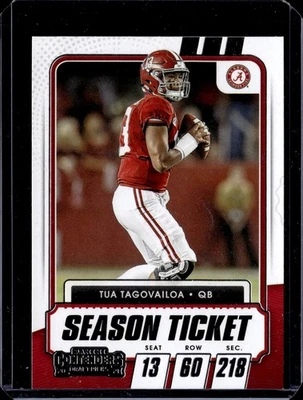 2021 Panini Contenders Draft Picks #25 Tua Tagovailoa - Image 1 of 2
