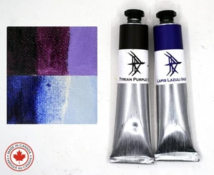 Tyrian Purple, Lapislázuli - Juego de pintura al óleo tono real - 50 ml - Imagen 1 de 6